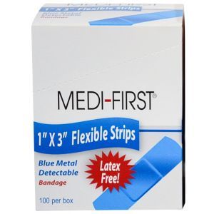 Blue Metal Detectable Bandages