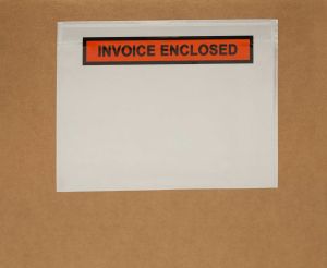 Invoice Enclosed Envelopes - Panel Face