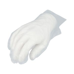 Clear High Density Polyethylene Food Service Gloves
